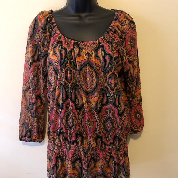 INC top with black tank underneath size medium - Picture 3 of 7